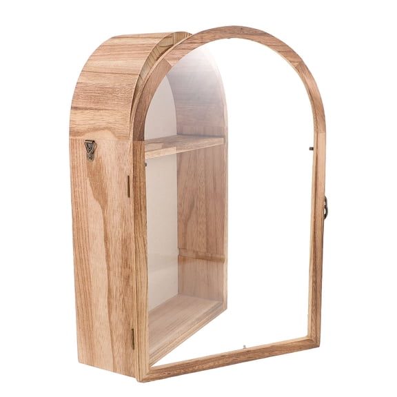 HOOWIFFY Natural Wood Frame Shadow Box Rustic Hanging Display