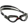 thumbnail image 1 of Cressi Flash Adult Swim Goggles (Black/Red) multicolor, 1 of 2