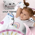 thumbnail image 2 of Daycare Personalized Toddler Nap Mat - Custom Name Nap Mat, Beautiful Rainbow Theme, Soft and Comfortable Roll Up Nap Mat with Pillow and Blanket, Perfect for Preschool, Kindergarten, Camping, Travel, 2 of 8