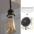 thumbnail image 3 of SHISUYAN 1 Set of Ceiling Light Cover Plate Chandelier Pendant Light Part Ceiling Mount Light Plate Lamp Base, 3 of 8