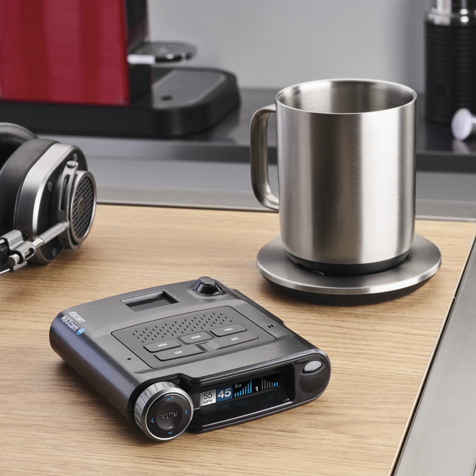 Escort MAXcam 360C Radar Detector & Dash Camera - QHD 1440P Dash Cam, 360° Protection, Incident Reports, Apple CarPlay & Android Auto + 16GB SD Card