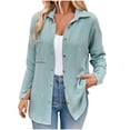 thumbnail image 2 of Sevevn Long Sleeve Tops for Women Women's Quilted Lightweight Jackets Winter Warm Zipper Coats Loose Casual Outwear Cropped Tops Great Gifts for Less, 2 of 8