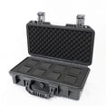 thumbnail image 4 of Waterproof Watch Case Organizer Display Durable Display Jewelry Box for Traveling Father Clock C Black with 8, 4 of 9