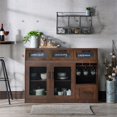 thumbnail image 2 of Bowery Hill Buffet Transitionnel en Noyer Vintage, 2 of 9