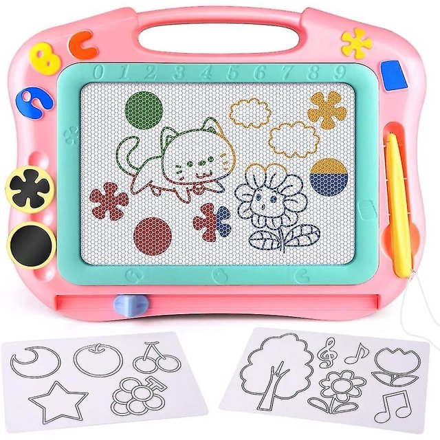 Tablero de dibujo magnético para niños, tablero de Doodle Magna, tamaño de viaje, juguetes para niños pequeños, Sketch Writing Col kaili Sencillez