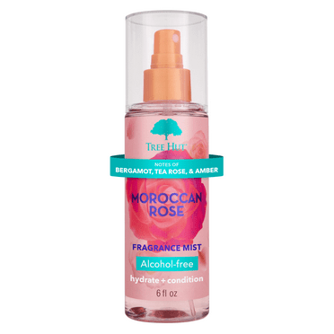 Tree Hut Moroccan Rose Hydrating and Conditioning Fragrance Mist, 6 fl oz