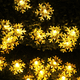 thumbnail image 4 of Paquete de piezas Luces de cadena de copos de nieve solares 21 pies 30 LED para la decoración del árbol de Navidad del patio de la fiesta del jardín del hogar Adepaton CPB-US-DYP874-3, 4 of 5