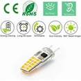 thumbnail image 4 of G8 LED Bulb 6 Pack  Mini T4 JCD Type 110V 120V 3W 3000K for Under Cabinet Lighting Lights  Dimmable, 4 of 7