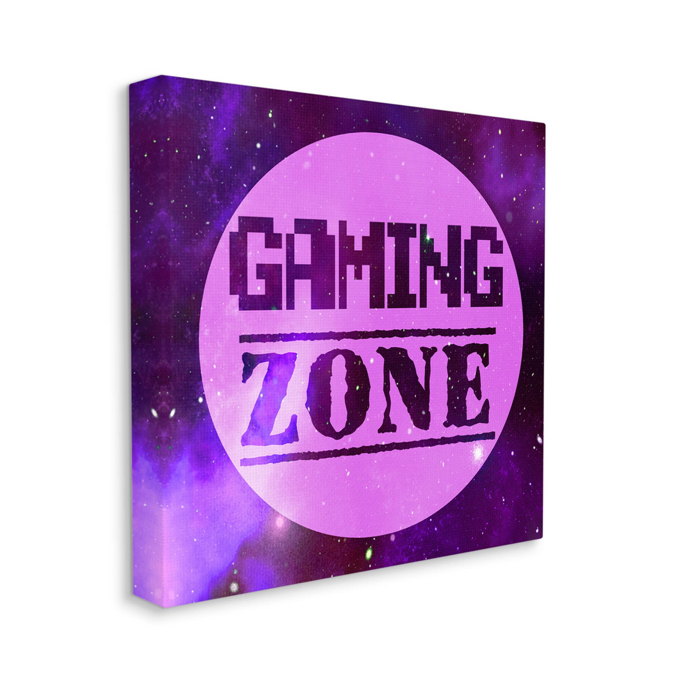 Stupell Industries Gaming Zone Night Sky Graphic Art Gallery Wrapped Canvas Print Wall Art, Design by Marcus Prime