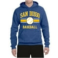 thumbnail image 2 of Wild Bobby City of San Diego Baseball Fantasy Fan Sports Unisex Hoodie Sweatshirt, Vintage Heather Blue, 3X-Large, 2 of 6