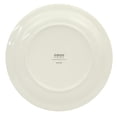 thumbnail image 4 of Gibson Home Hometown Diner 12-Piece Porcelain Dinnerware Set, Round Plates and Bowls Set for 4, White with Green Rim, Dishwasher Safe – Dinner Plate, Salad Plate & Cereal Bowl, 4 of 12