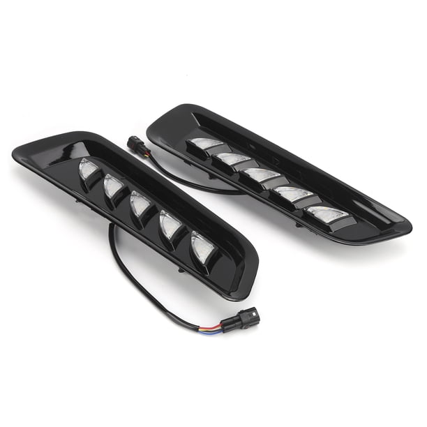 Lámpara de parachoques delantera, 2 piezas, luz de circulación diurna, luz de conducción, luz antiniebla para automóvil, de primera línea