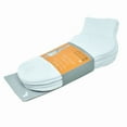 thumbnail image 4 of Men's High Quality Cotton Cushioned White Ankle Crew Socks Size 9-13, 4 of 7