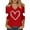 Red, variant on MuXiKeJi Clothes Valentines Shirts for Women Valentines Day Tshirt Love Heart Graphic Tee Tops