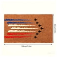 thumbnail image 3 of Chmadoxn 4th of July Patriotic Welcome Doormat, Faux Coir Heavy Duty Dirt Trapping Front Door Mat, Non-Slip Indoor Outdoor Entryway Rug for Independence Day Decor, 3 of 7