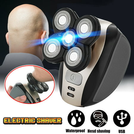 5 in 1 Rechargeable Bald Head Shaver Razor Cordless Hair Clipper Trimmer