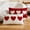 ZA1,12*20in, variant on Red Lips Throw Pillow, White Fluffy Textured, Decorative Cushion, Valentine's Romance Theme for Couch Sofa Home Decor Gift (12X20 Inch)