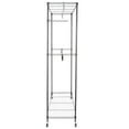 Ktaxon Heavy Duty Rolling Garment Rack Portable Double Hanging Rod