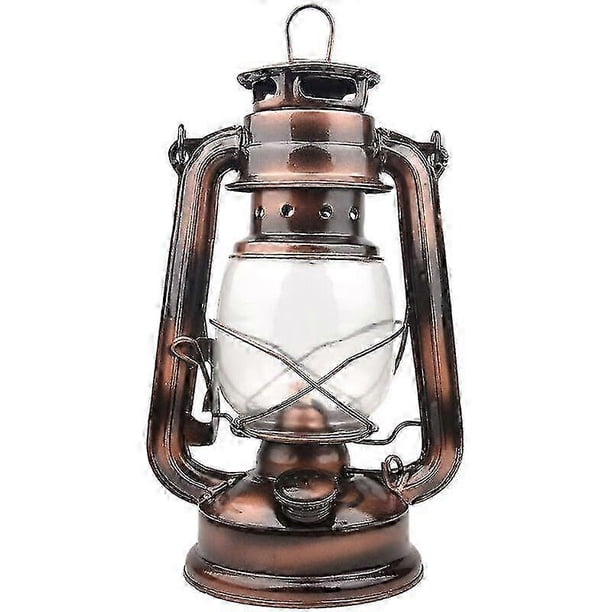 LED Camping Lantern - Retro Design - Dimmable - Requires 4 AA Batteries - 24.5cm - Warm White, One Piece