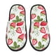 thumbnail image 1 of Fotbe Strawberry1 Pantuflas Peludas para Mujer con Estampado, Zapatillas de Peluche, Zapatos de Invierno para Casa, Uso Interior y Exterior-Large, 1 of 8