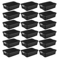 thumbnail image 1 of Sterilite 10 Gallon Industrial Stacker Storage Totes w/ Clip Lids (18 Pack), 1 of 8