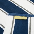 thumbnail image 5 of Aston & Arden Luxury Beach Towel, Oversized 35x70 in., Ultra Soft and Plush, Thick 600 GSM, Navy and Grey Pinstripes, 5 of 5