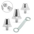 thumbnail image 4 of 12Pcs Football Boot Studs Spikes Stable Non-Slip for Rugby Shoes Hiking Shoes 13mm, 4 of 5