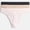 Black Soot/ Adobe Tan/ Pink Ice, variant on Joyspun Women's Seamless Thong Panties, 3-Pack, Sizes XS to 3XL