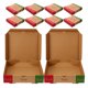 thumbnail image 2 of 10 cajas de pizza duraderas, cajas de embalaje de papel engrosado para una mejor protección, diseño plegable para almacenamiento y transporte, caja de embalaje de papel para pizza, 2 of 6