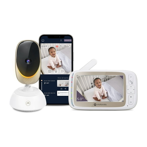 Monitor de vídeo para bebés Motorola Nursery VM85 con cámara WiFi HD 720p