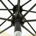 thumbnail image 4 of Bibana 9ft Patio Umbrella Replacement Canopy Market Umbrella Top Outdoor Umbrella Canopy with 8 Ribs (Blue and White), 4 of 6