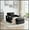 Dark Black, variant on Sofa bed chair 3 in 1 convertible, recliner, single recliner, suitable for small Spaces