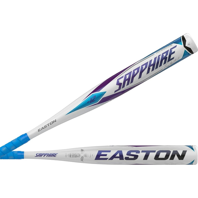 Easton, Softball Bat, -12, Sapphire Lightweight Alloy Multicolor