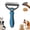 Blue, variant on Vivanchor Pet Pro, Dual-Sided Pet Grooming Comb for Dogs & Cats, Deshedding Dog Brush Removes Tangles Knots and Loose Fur, Ergonomic Pet Grooming Brush
