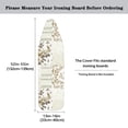 thumbnail image 5 of HELLHERO Patchwork Floral Design Anti-Slip Ironing Board Cover Elastic Edge Dust Proof Protection Snug Fit Ironing Board Covers Polyester for Mom Wife Gifts, 5 of 5