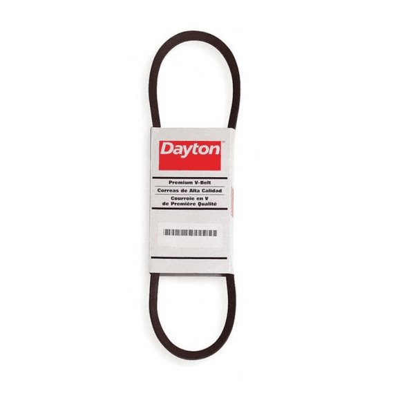 4L290 V-Belt, 29" Outside Length, 1/2" Top Width, 1 Ribs