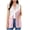 Pink D, variant on Stamzod Womens Cardigans Lightweight Summer Sleeveless Open Front Plaid Cardigan Vest with Pockets Plus Size Womens Clothing Hot Pink L