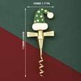 thumbnail image 3 of 1PC Christmas Wine Stopper, Silver Alloy Festive Bottle Plug for Wine Lovers, Reusable Airtight Wine Saver, Perfect Holiday Stocking Stuffer & Party Gift, 3 of 6