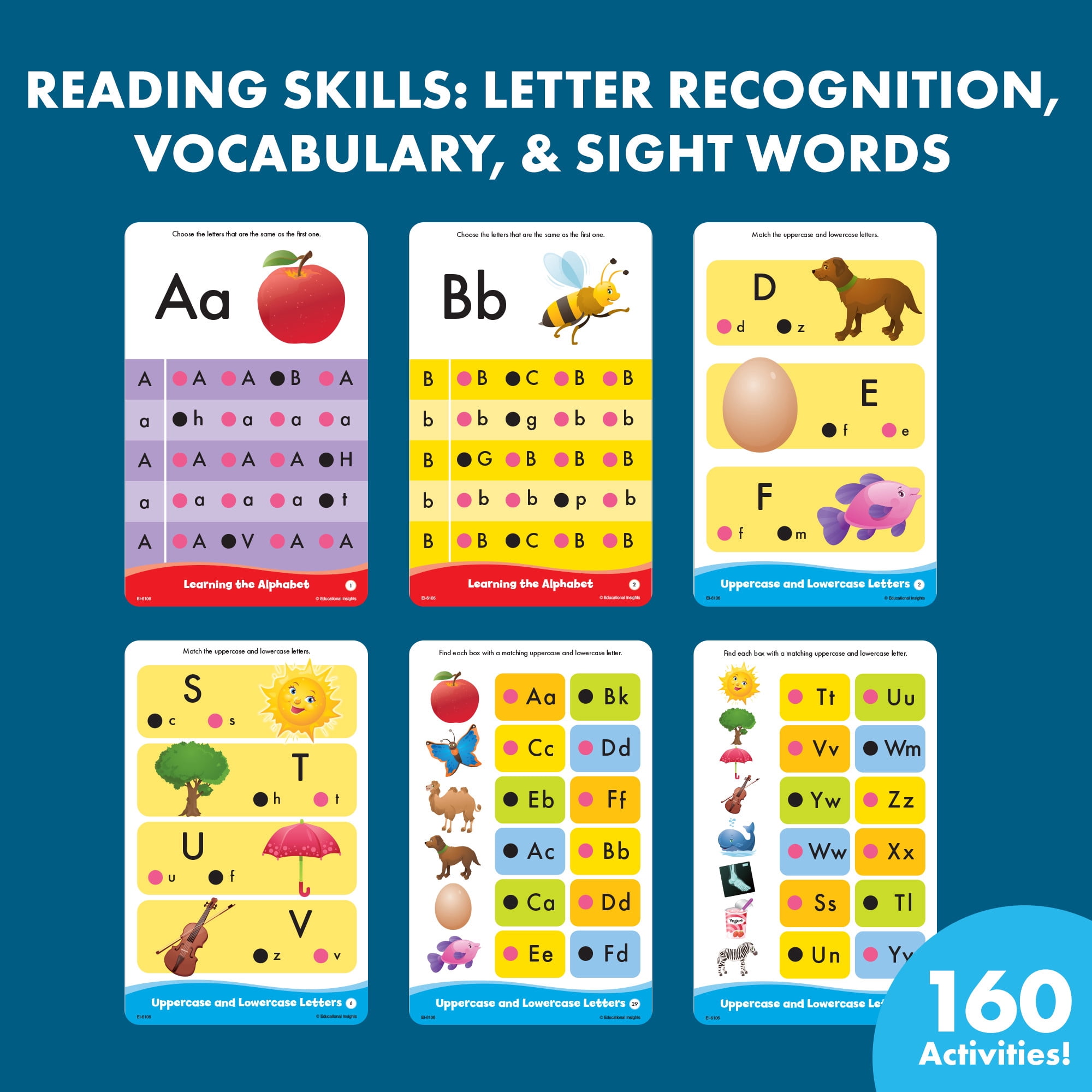 Educational Insights Hot Dots Getting Ready For School! Set, Interactive Toddler Workbooks, 4+