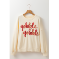 thumbnail image 4 of Redhotype Cozy Thanksgiving Pullover - Embroidered Drop Shoulder for Women, 4 of 8