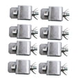 thumbnail image 5 of WHAMVOX  8 Pcs Welding Butterfly Clip Stainless Panel Automobile Silver, 5 of 8