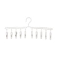 thumbnail image 2 of Sock Drying Rack with 16 Clips, Rotating Windproof Hanger for Socks, Underwear and Small Laundry, Space Saving Hanging Clothes Rack for Indoor Balcony, 2 of 6