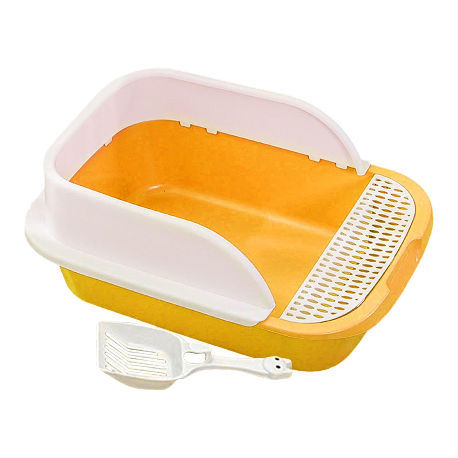 Cat Litter Box with Frame, with Scatter , Easy Clean, High Sides Cat