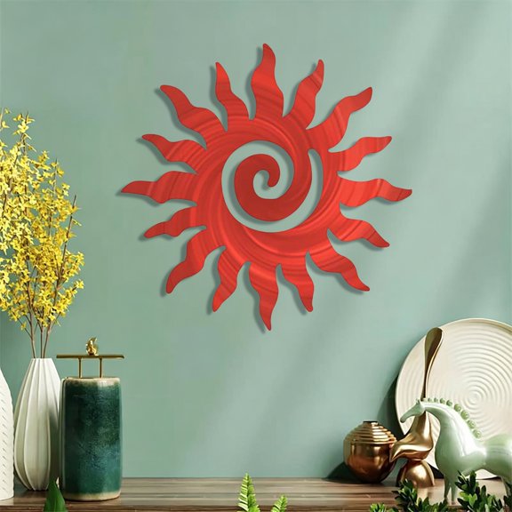 HomeKingdee Iron Wall Art Decorative Metal Sculpture - Home Indoor Outdoor Garden Wall Hanging Ornament