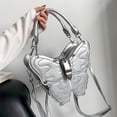 thumbnail image 1 of Bolso de mano con diseño de mariposa para mujer informal estilo retro elegante y gótico, 1 of 9