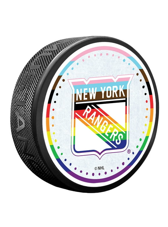 New York Rangers Pride Puck