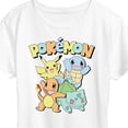 thumbnail image 3 of Pokémon - Kanto Starters - Women's Short Sleeve Graphic T-Shirt, 3 of 5