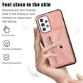 thumbnail image 3 of RFID BLOCKING Wallet Case for Samsung Galaxy A52 4G/5G with Card Holder, Zipper Pocket Kickstand Function Shockproof Purse Phone Cover with Removable Shoulder Strap & Wrist Strap, Rosegold, 3 of 10