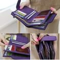 thumbnail image 3 of Women Mini Wallet Zipper Card Holder Coin Purse Small Leather Clutch Bag Handbag, 3 of 5