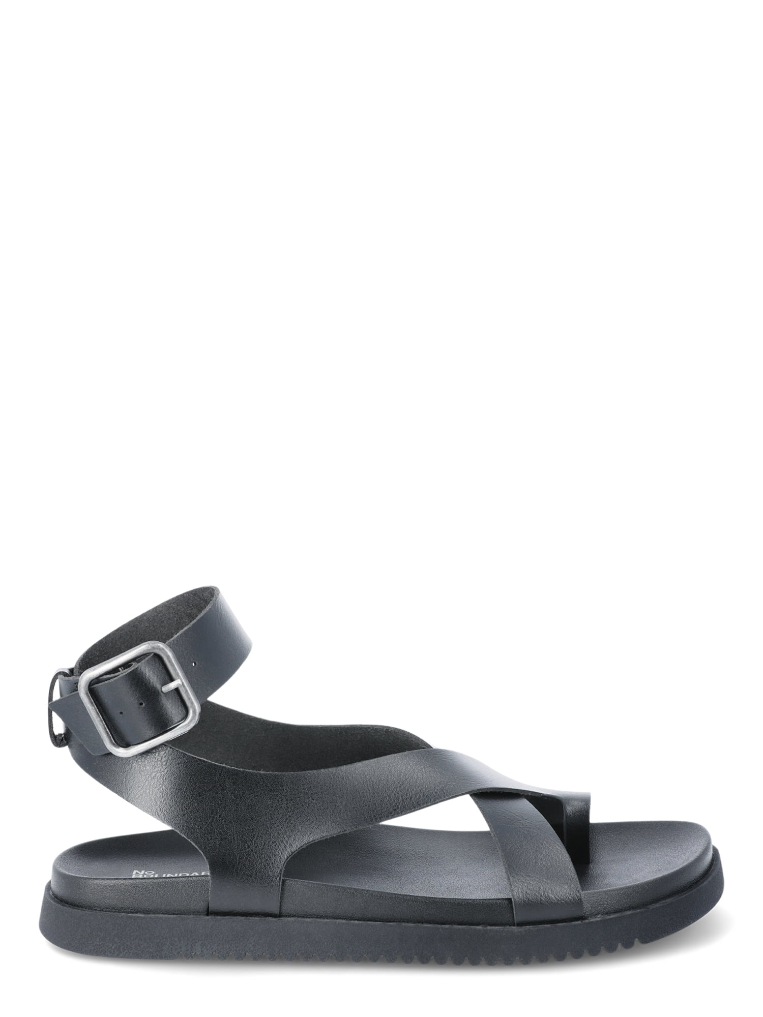 【NONCODE】barman strap sandals No Boundaries Women's X-Strap Toe Loop Sandals - Walmart.com